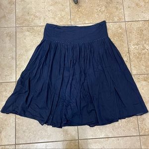 Lauren Ralph Lauren Navy Knee Length Skirt